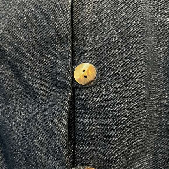 FINAL PRICE Vintage Central Falls Button Up Denim Top - Picture 2 of 6
